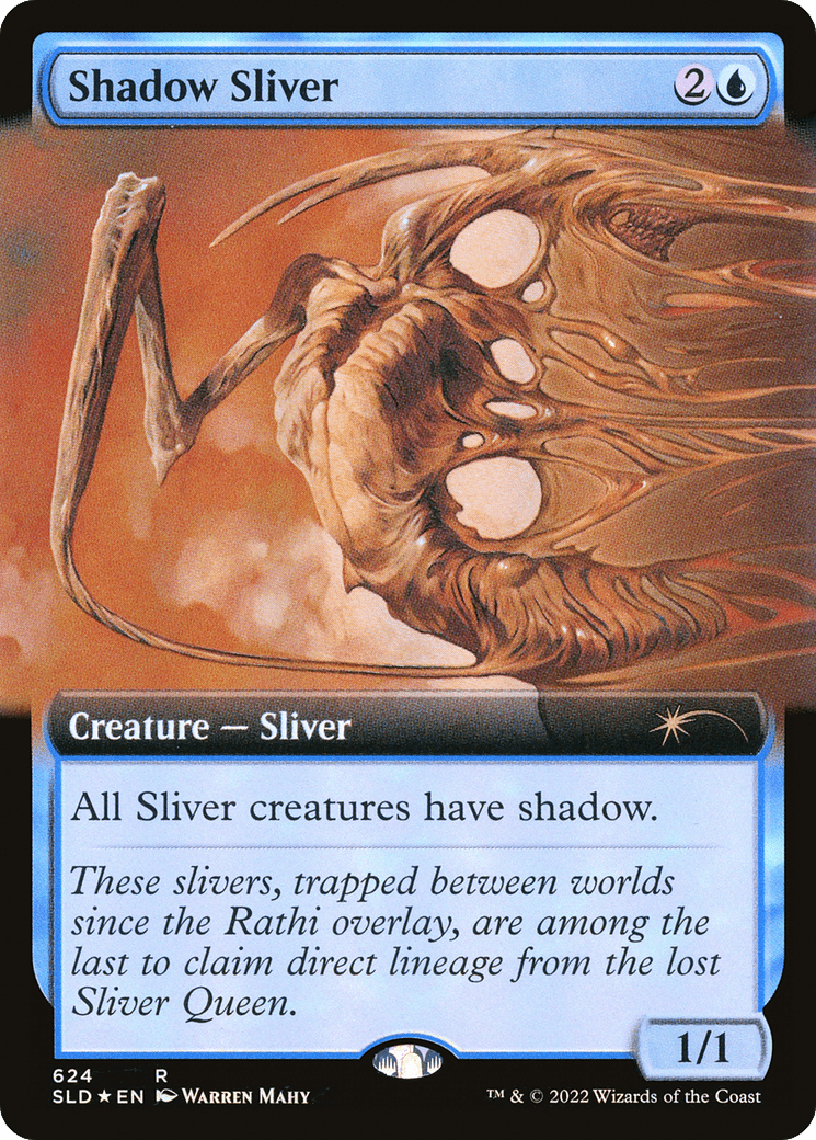 Shadow Sliver (Extended Art) [Secret Lair Drop Promos] MTG Single Magic: The Gathering  | Multizone: Comics And Games