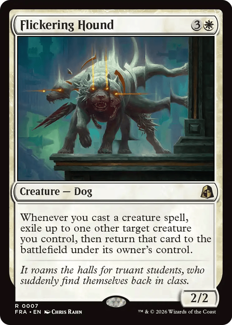 Flickering Hound [Reality Fracture] MTG Single Magic: The Gathering  | Multizone: Comics And Games
