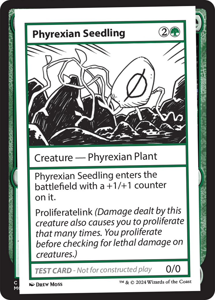 Phyrexian Seedling [Mystery Booster 2 Playtest Cards] MTG Single Magic: The Gathering  | Multizone: Comics And Games