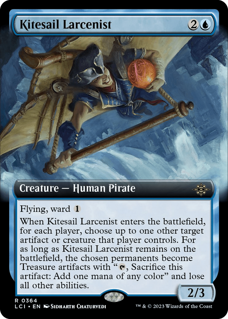 Kitesail Larcenist (Extended Art) [The Lost Caverns of Ixalan] MTG Single Magic: The Gathering  | Multizone: Comics And Games