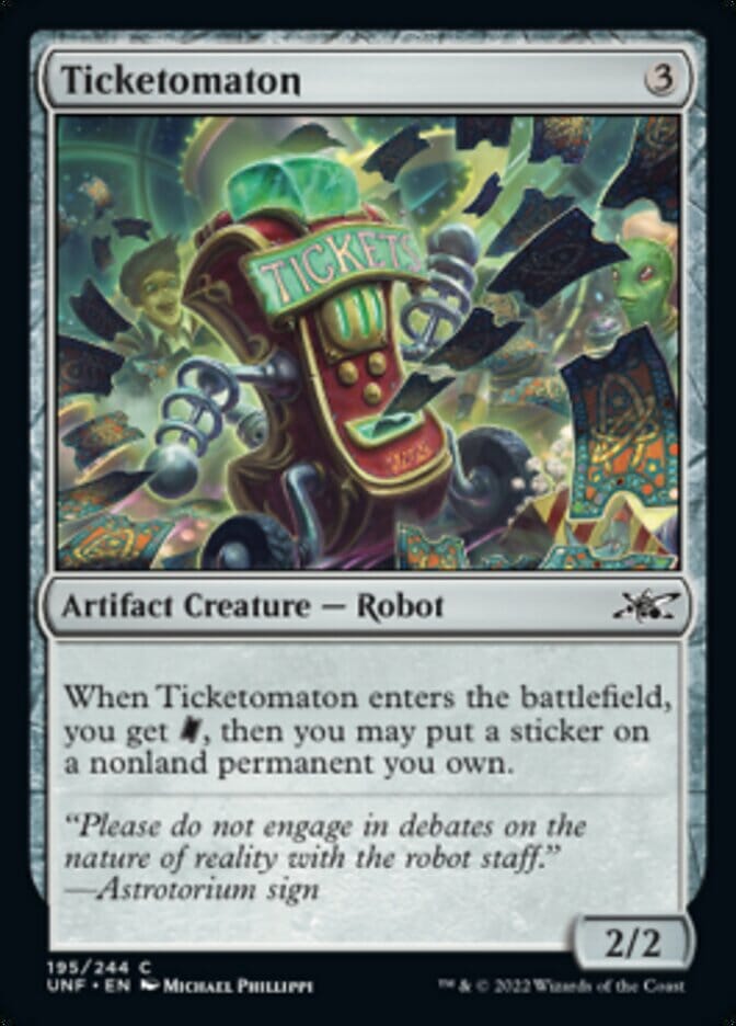 Ticketomaton [Unfinity] MTG Single Magic: The Gathering  | Multizone: Comics And Games