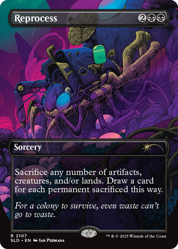 Reprocess (Galaxy Foil) [Secret Lair Drop Series] MTG Single Magic: The Gathering  | Multizone: Comics And Games