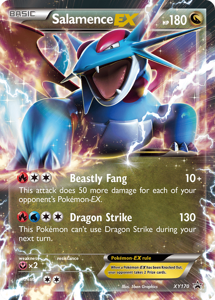 Salamence EX (XY170) [XY: Black Star Promos] Pokemon Single Pokémon  | Multizone: Comics And Games