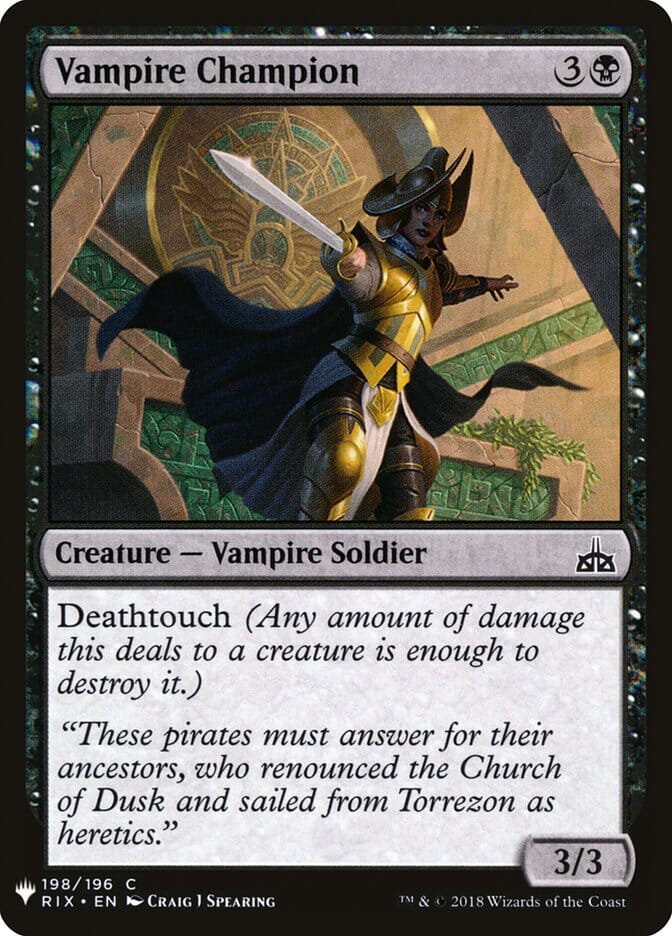 Vampire Champion [Mystery Booster] MTG Single Magic: The Gathering  | Multizone: Comics And Games