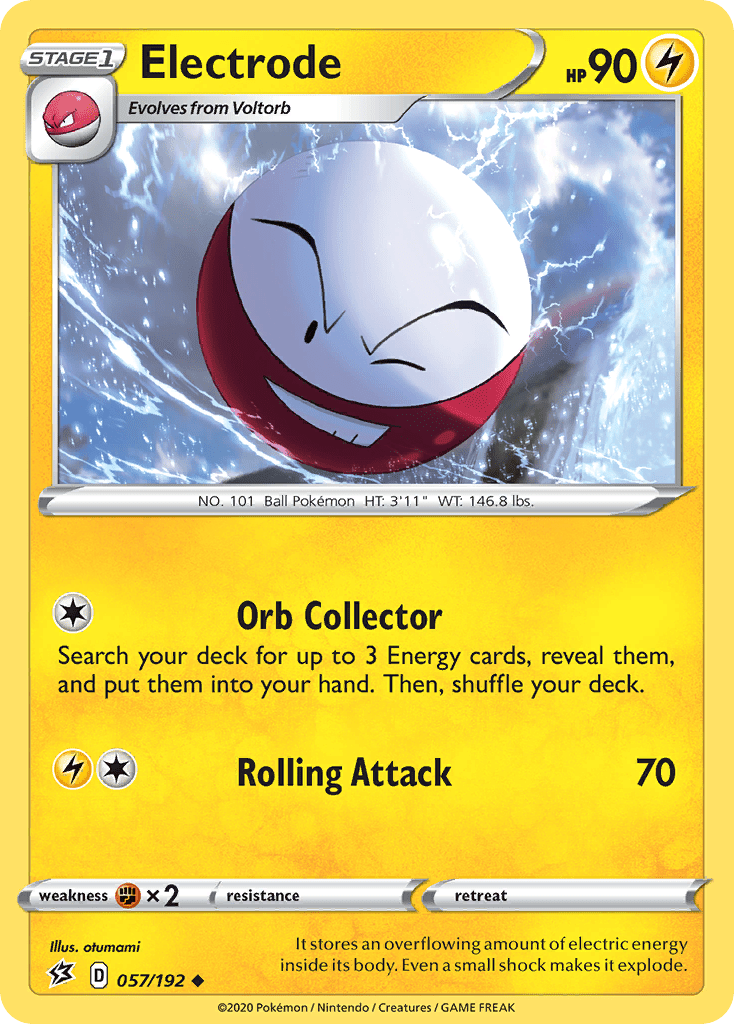 Electrode (057/192) [Sword & Shield: Rebel Clash] Pokemon Single Pokémon  | Multizone: Comics And Games