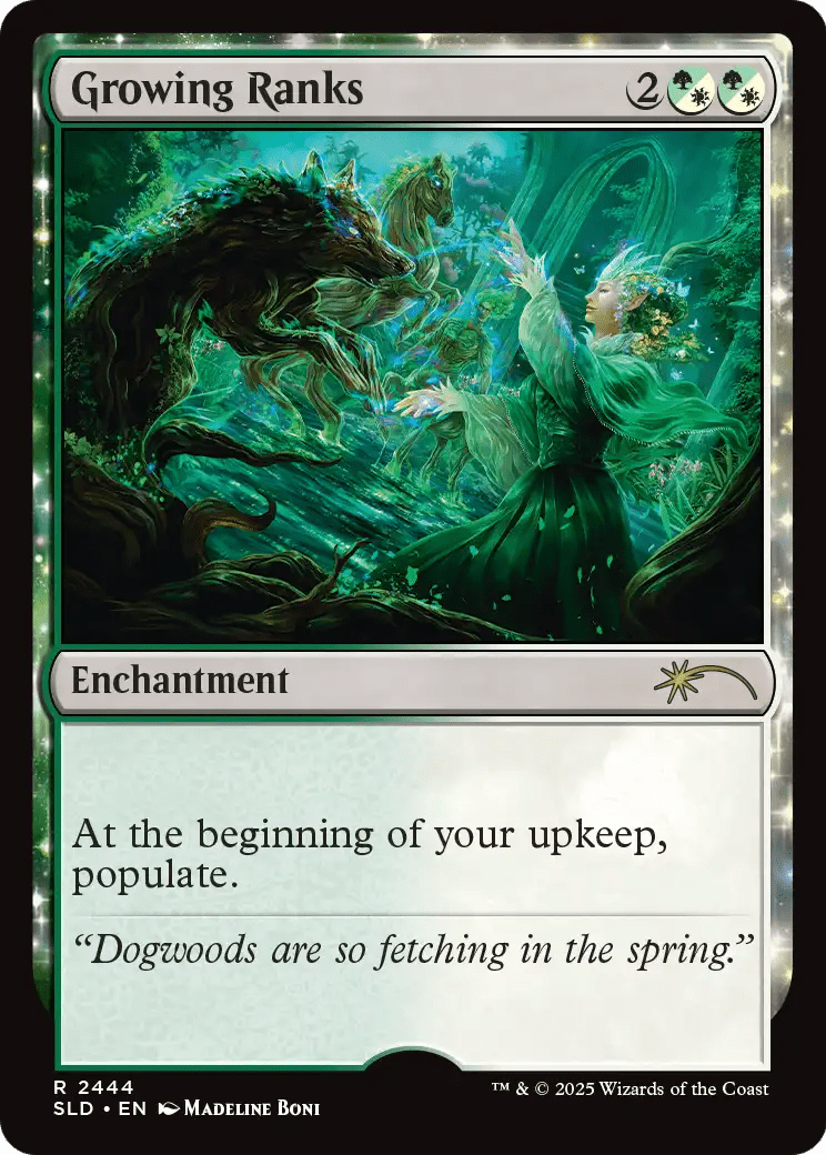 Growing Ranks [Secret Lair Drop Series] MTG Single Magic: The Gathering  | Multizone: Comics And Games
