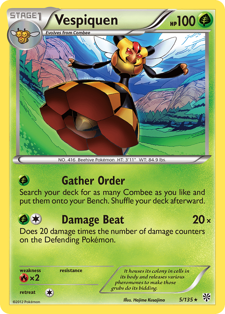 Vespiquen (5/135) [Black & White: Plasma Storm] Pokemon Single Pokémon  | Multizone: Comics And Games