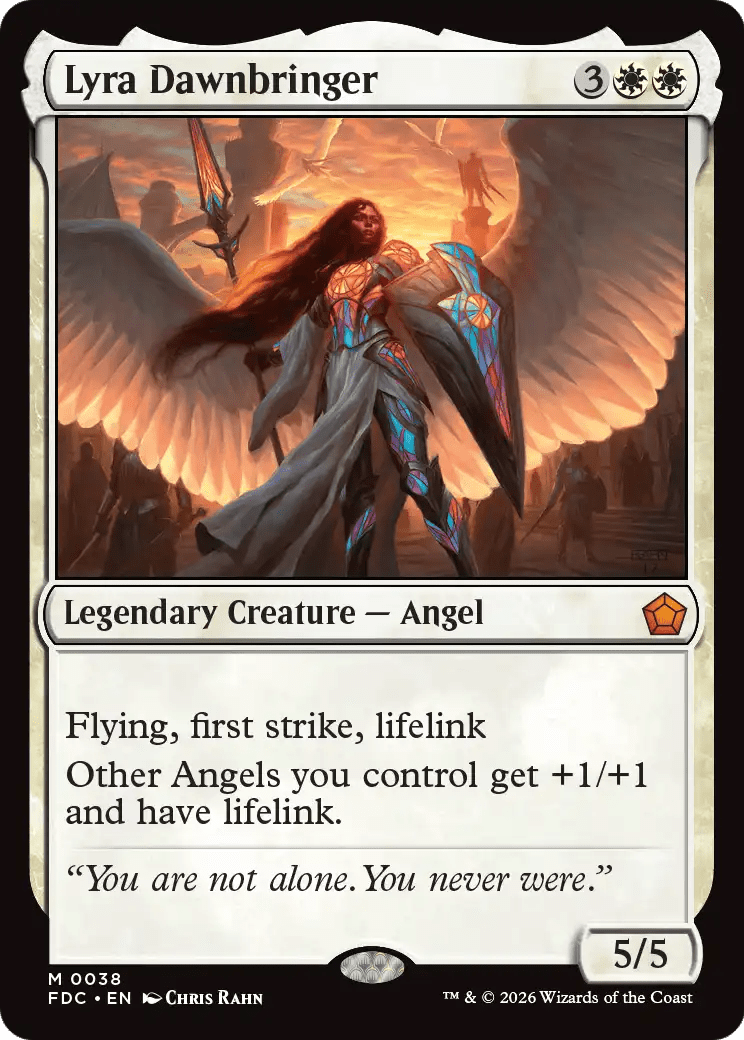 Lyra Dawnbringer [Foundations Commander] MTG Single Magic: The Gathering  | Multizone: Comics And Games