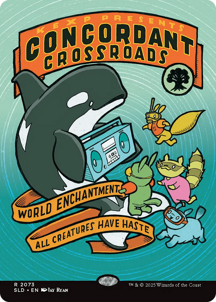 Concordant Crossroads (2073) (Rainbow Foil) [Secret Lair Drop Series] MTG Single Magic: The Gathering  | Multizone: Comics And Games