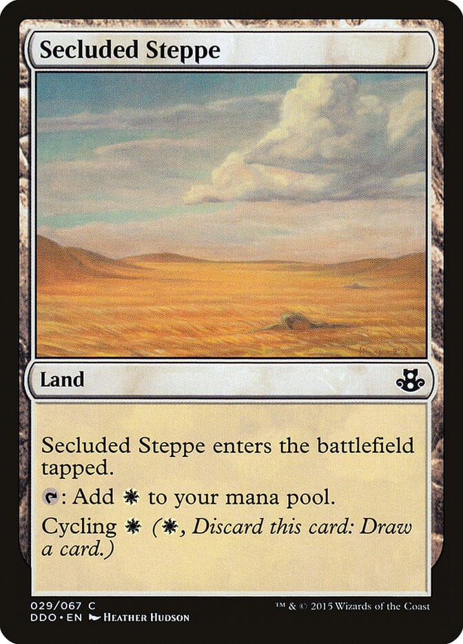Secluded Steppe [Duel Decks: Elspeth vs. Kiora] MTG Single Magic: The Gathering  | Multizone: Comics And Games