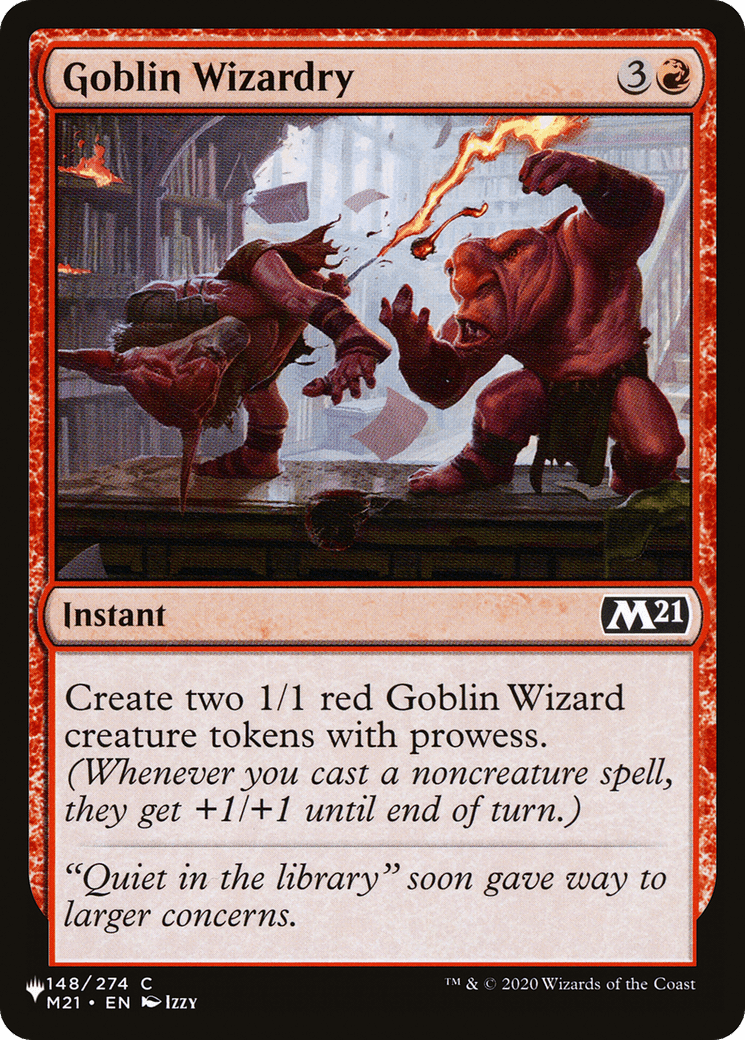 Goblin Wizardry [The List] MTG Single Magic: The Gathering  | Multizone: Comics And Games
