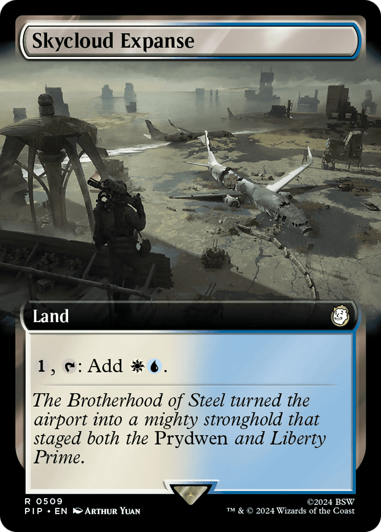 Skycloud Expanse (Extended Art) [Fallout] MTG Single Magic: The Gathering  | Multizone: Comics And Games