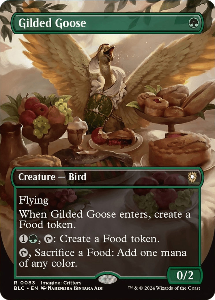Gilded Goose (Borderless) [Bloomburrow Commander] MTG Single Magic: The Gathering  | Multizone: Comics And Games