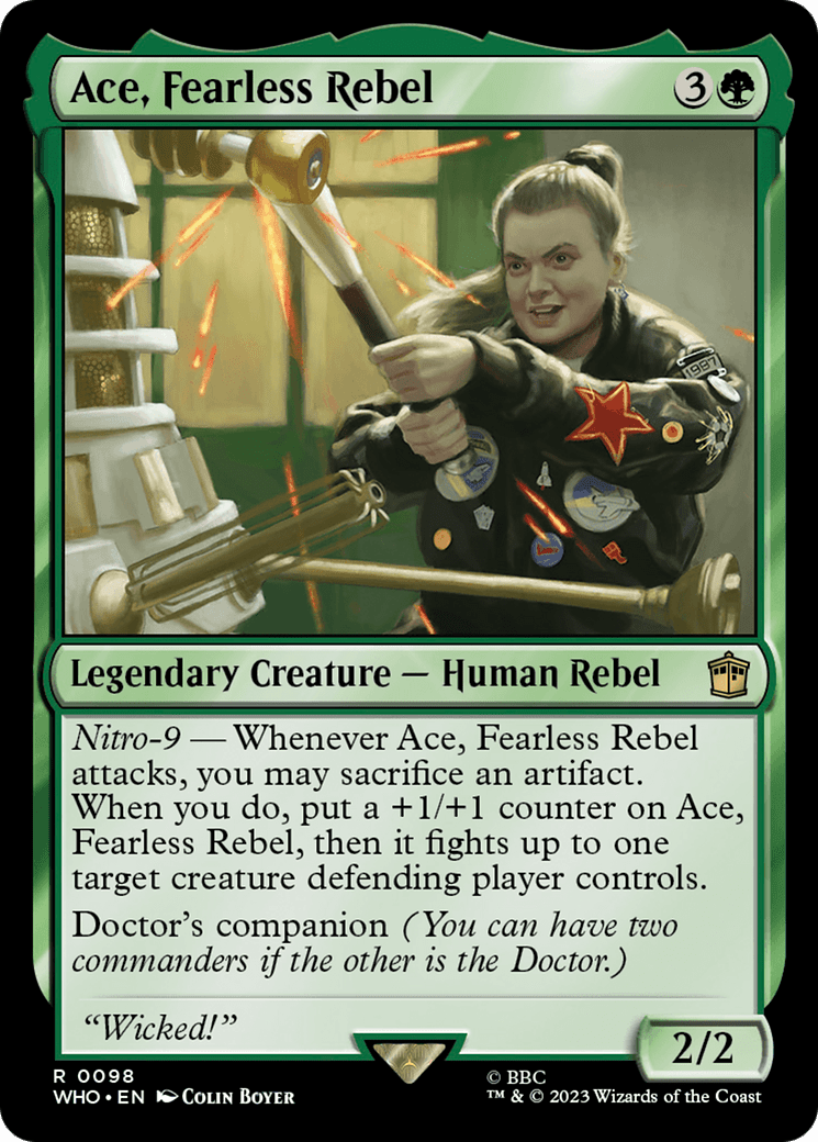 Ace, Fearless Rebel [Doctor Who] MTG Single Magic: The Gathering  | Multizone: Comics And Games