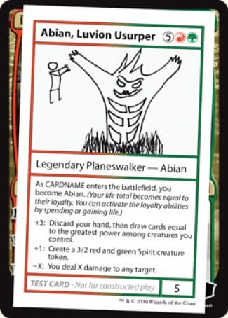 Abian, Luvion Usurper (2021 Edition) [Mystery Booster Playtest Cards] MTG Single Magic: The Gathering  | Multizone: Comics And Games