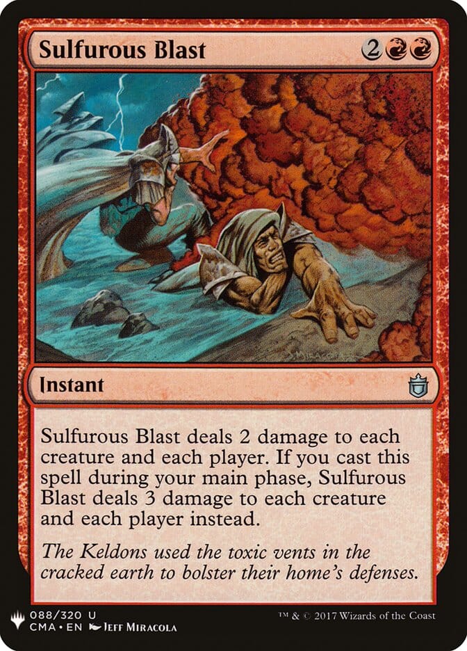 Sulfurous Blast [Mystery Booster] MTG Single Magic: The Gathering  | Multizone: Comics And Games