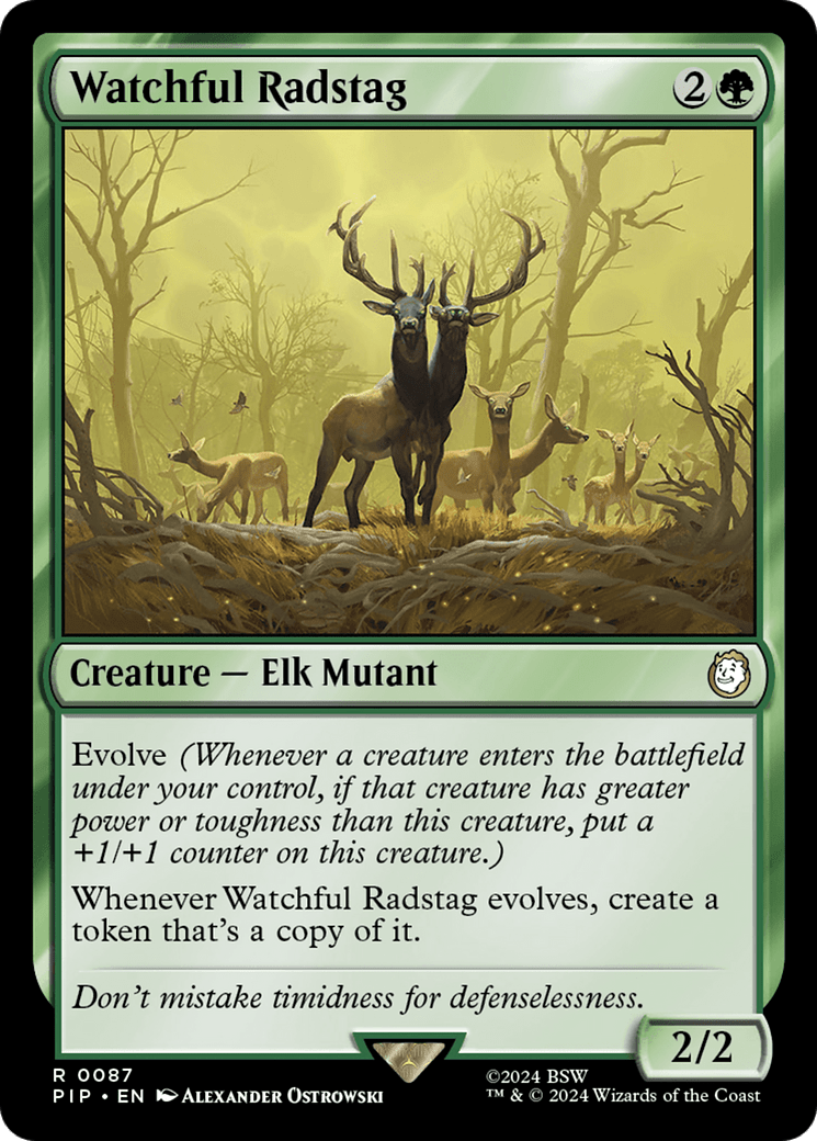 Watchful Radstag [Fallout] MTG Single Magic: The Gathering  | Multizone: Comics And Games