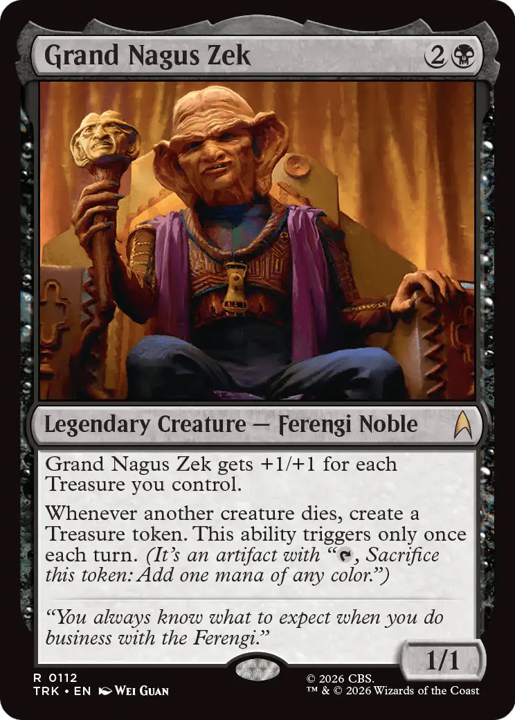 Grand Nagus Zek [Star Trek] MTG Single Magic: The Gathering  | Multizone: Comics And Games