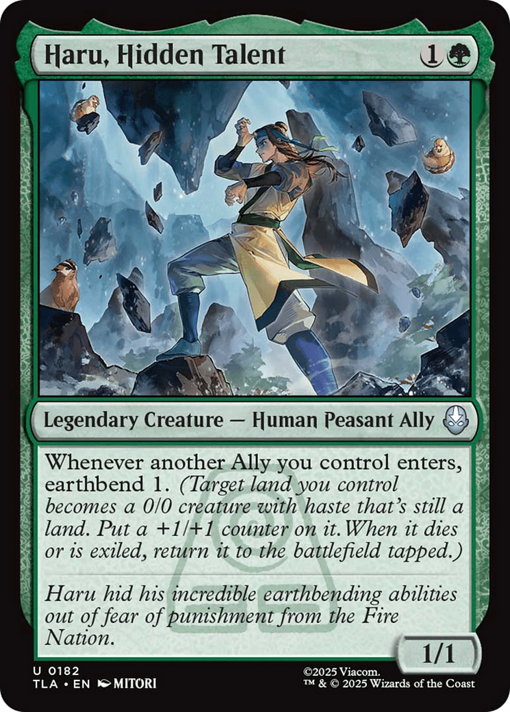Haru, Hidden Talent [Avatar: The Last Airbender] MTG Single Magic: The Gathering  | Multizone: Comics And Games