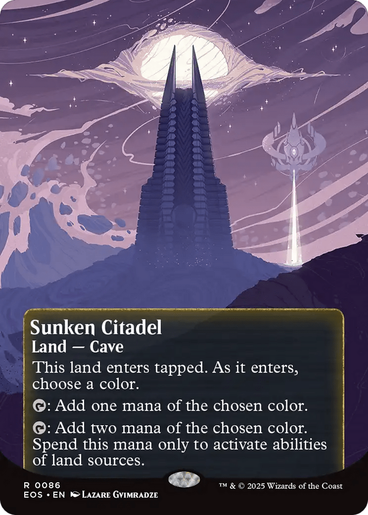 Sunken Citadel (0086) (Borderless) [Edge of Eternities: Stellar Sights] MTG Single Magic: The Gathering  | Multizone: Comics And Games