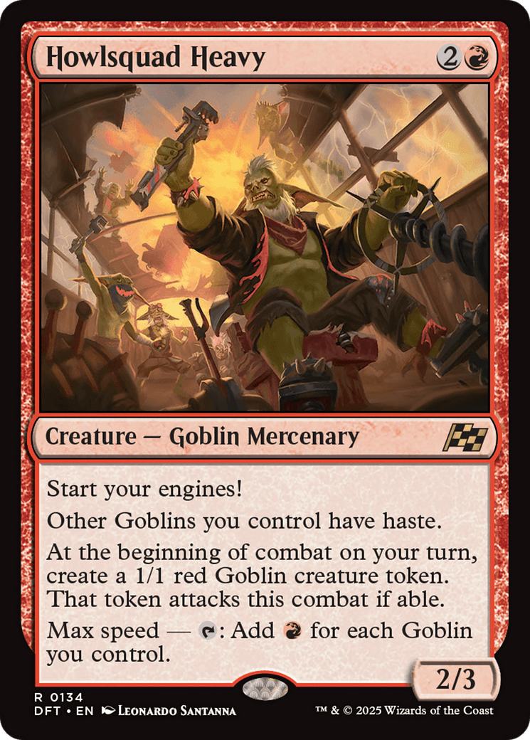 Howlsquad Heavy [Aetherdrift] MTG Single Magic: The Gathering  | Multizone: Comics And Games