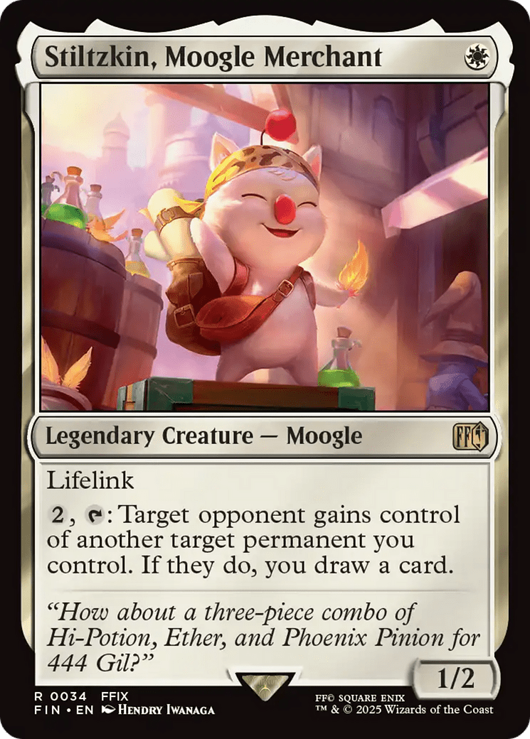 Stiltzkin, Moogle Merchant [FINAL FANTASY] MTG Single Magic: The Gathering  | Multizone: Comics And Games