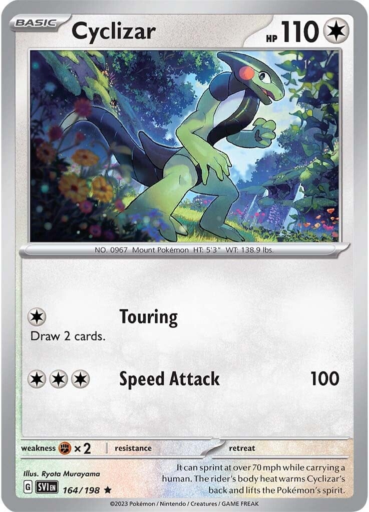 Cyclizar (164/198) [Scarlet & Violet: Base Set] Pokemon Single Pokémon  | Multizone: Comics And Games