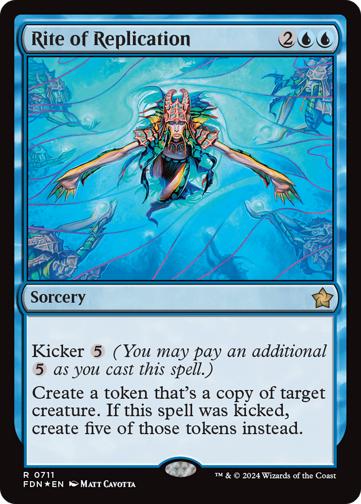 Rite of Replication [Foundations] MTG Single Magic: The Gathering  | Multizone: Comics And Games