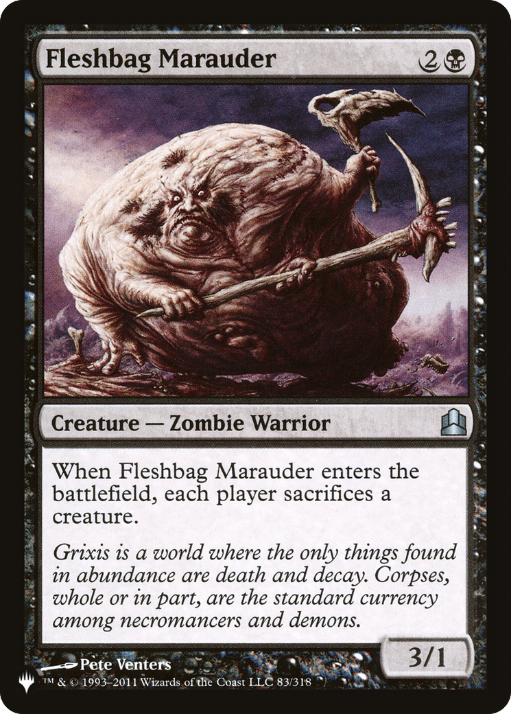Fleshbag Marauder [The List] MTG Single Magic: The Gathering  | Multizone: Comics And Games