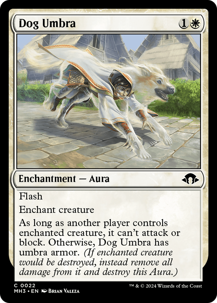 Dog Umbra [Modern Horizons 3] MTG Single Magic: The Gathering  | Multizone: Comics And Games