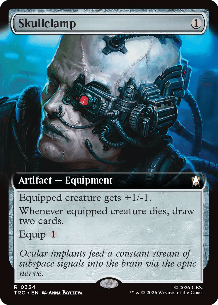 Skullclamp (Extended Art) [Star Trek Commander] MTG Single Magic: The Gathering  | Multizone: Comics And Games