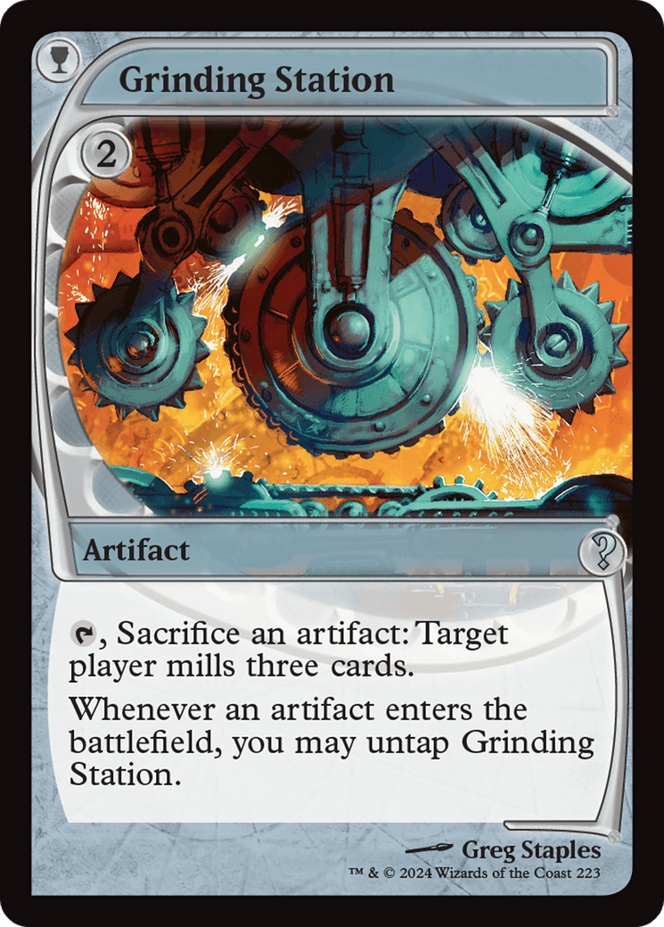 Grinding Station (Future Sight) [Mystery Booster 2] MTG Single Magic: The Gathering  | Multizone: Comics And Games