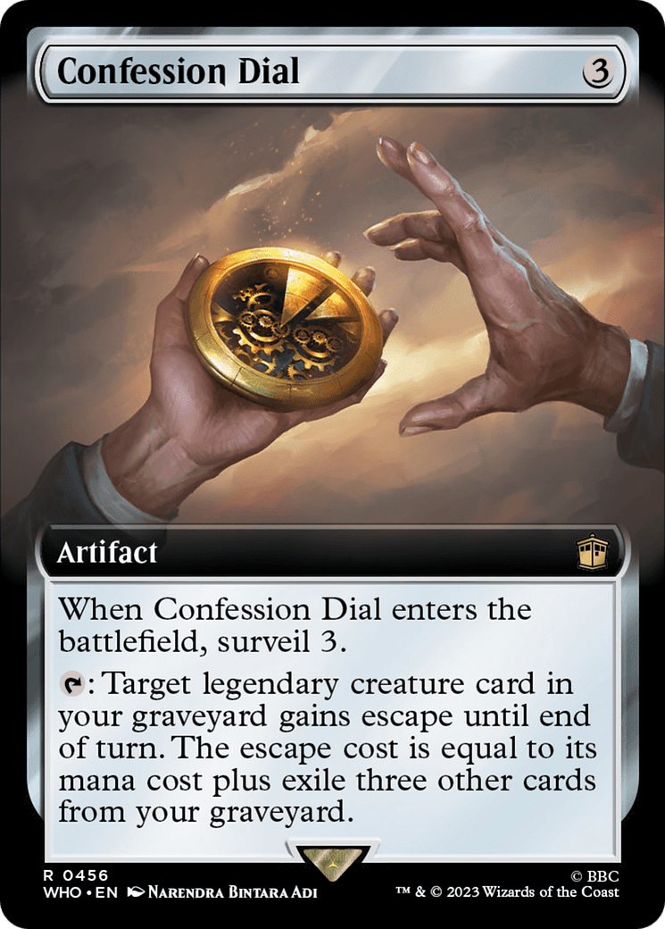 Confession Dial (Extended Art) [Doctor Who] MTG Single Magic: The Gathering  | Multizone: Comics And Games