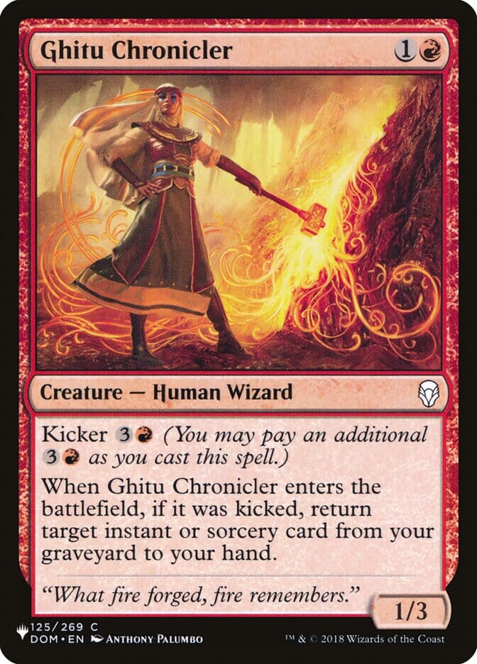 Ghitu Chronicler [The List] MTG Single Magic: The Gathering  | Multizone: Comics And Games