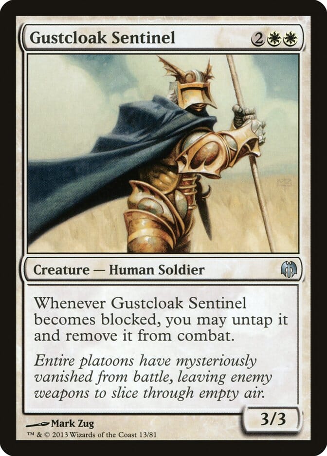 Gustcloak Sentinel [Duel Decks: Heroes vs. Monsters] MTG Single Magic: The Gathering  | Multizone: Comics And Games