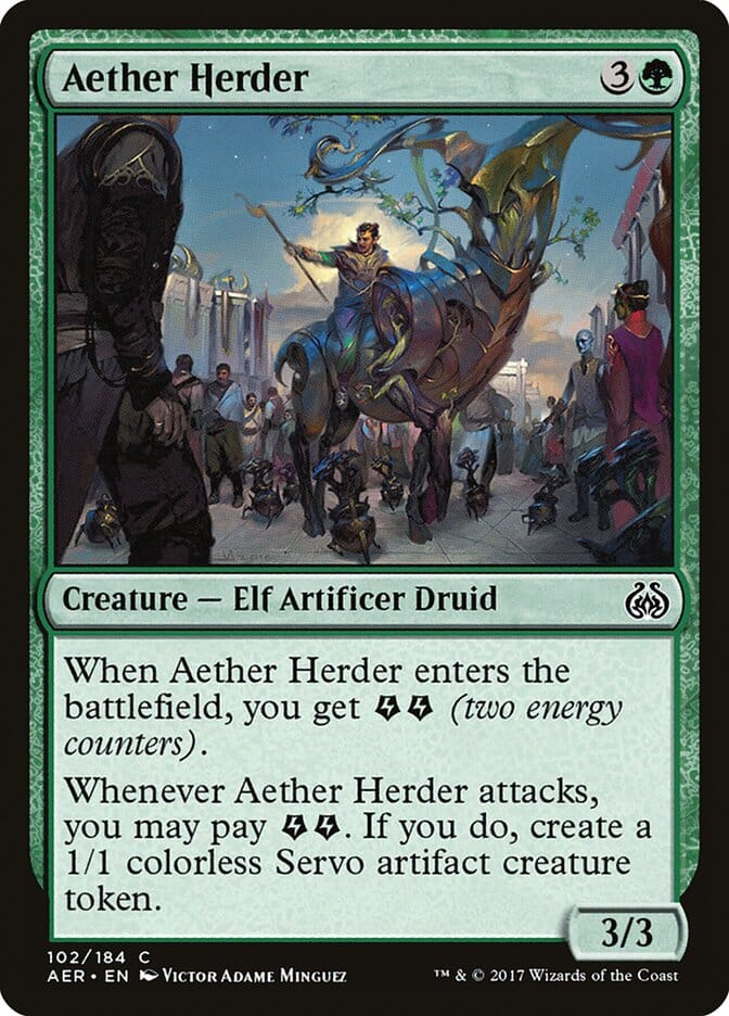 Aether Herder [Aether Revolt] MTG Single Magic: The Gathering  | Multizone: Comics And Games