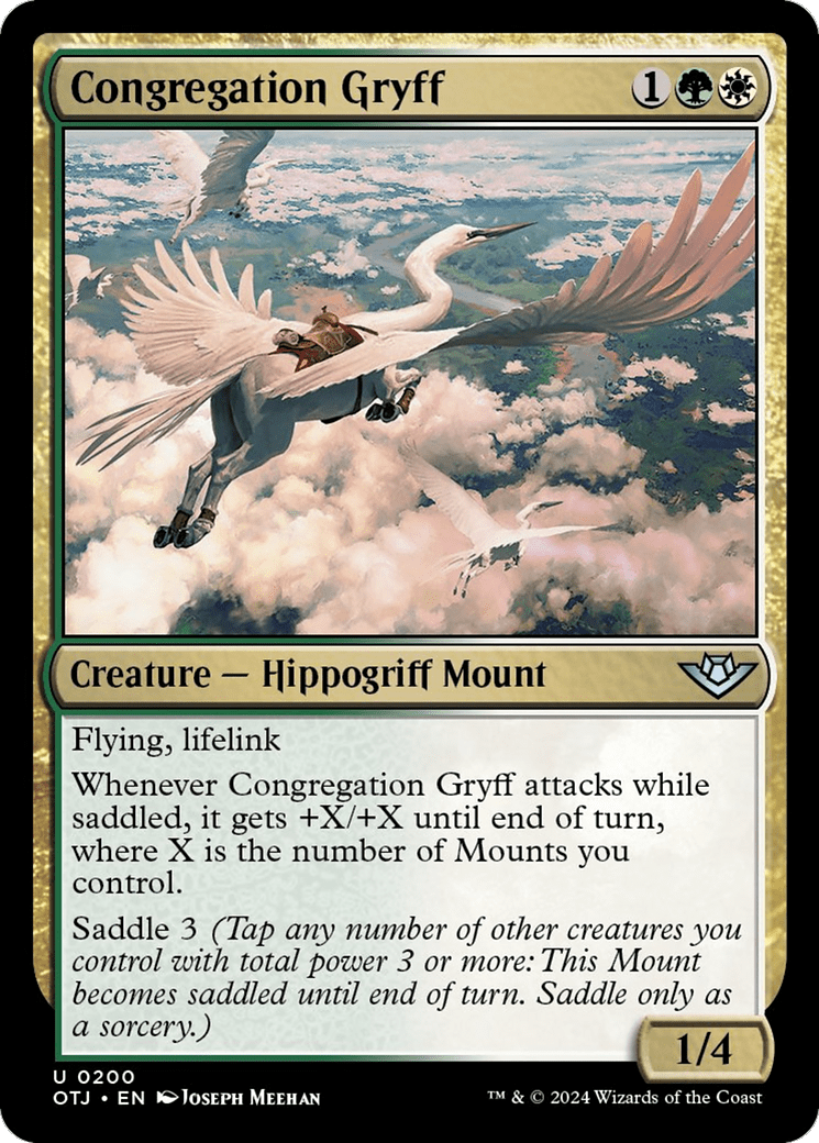 Congregation Gryff [Outlaws of Thunder Junction] MTG Single Magic: The Gathering  | Multizone: Comics And Games