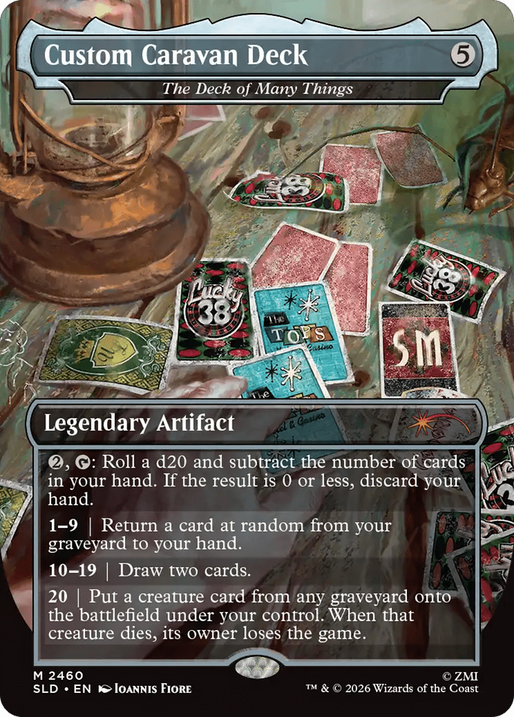 Custom Caravan Deck - The Deck of Many Things [Secret Lair Drop Series] MTG Single Magic: The Gathering  | Multizone: Comics And Games