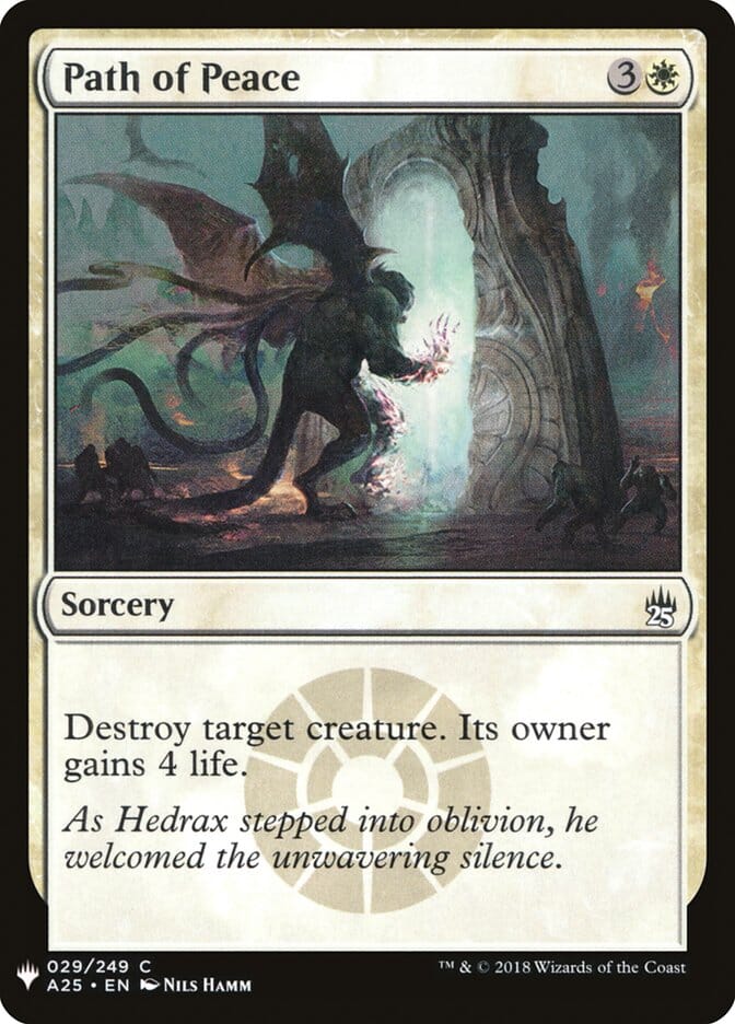 Path of Peace [Mystery Booster] MTG Single Magic: The Gathering  | Multizone: Comics And Games