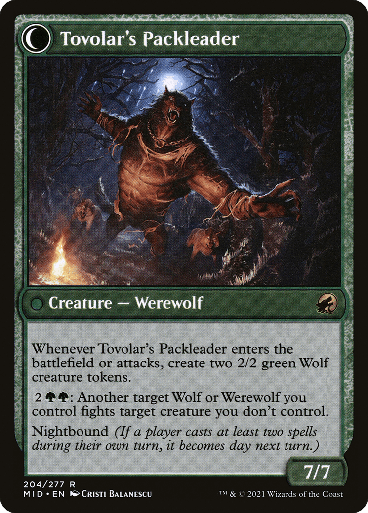 Tovolar's Huntmaster // Tovolar's Packleader [Secret Lair: From Cute to Brute] MTG Single Magic: The Gathering  | Multizone: Comics And Games