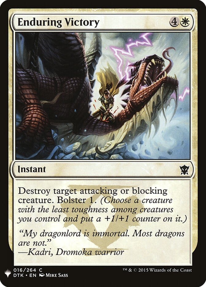 Enduring Victory [Mystery Booster] MTG Single Magic: The Gathering  | Multizone: Comics And Games