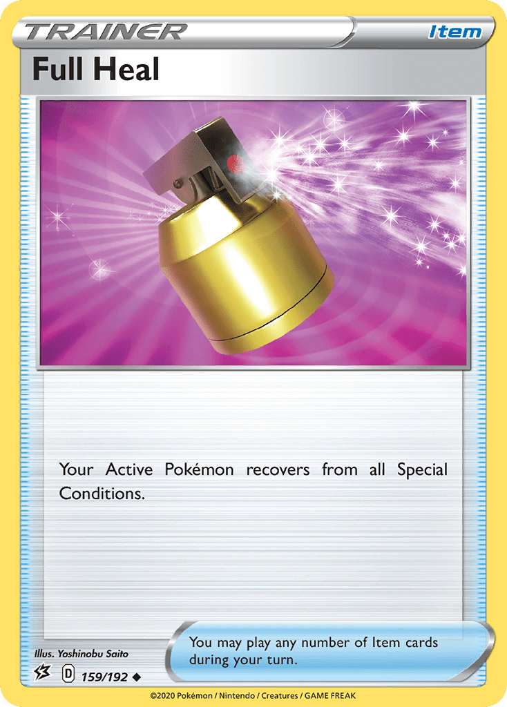 Full Heal (159/192) [Sword & Shield: Rebel Clash] Pokemon Single Pokémon  | Multizone: Comics And Games
