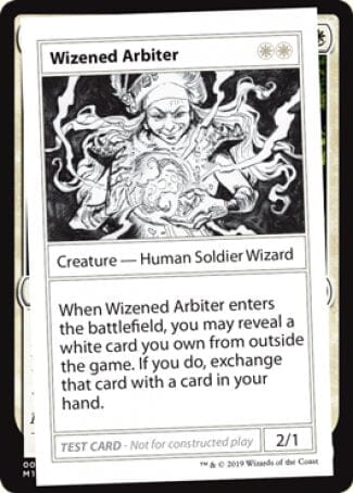 Wizened Arbiter (2021 Edition) [Mystery Booster Playtest Cards] MTG Single Magic: The Gathering  | Multizone: Comics And Games