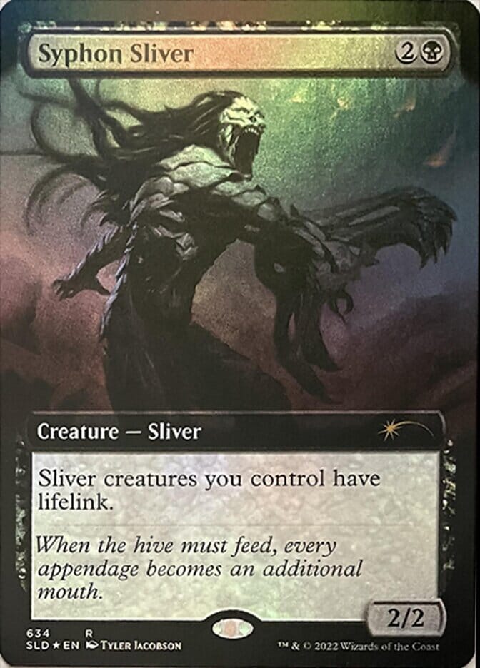 Syphon Sliver (Extended Art) [Secret Lair Drop Promos] MTG Single Magic: The Gathering  | Multizone: Comics And Games