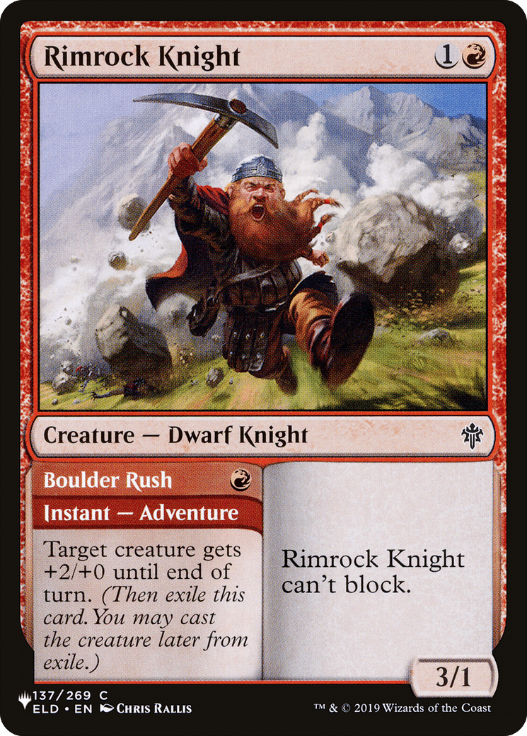 Rimrock Knight [The List] MTG Single Magic: The Gathering  | Multizone: Comics And Games