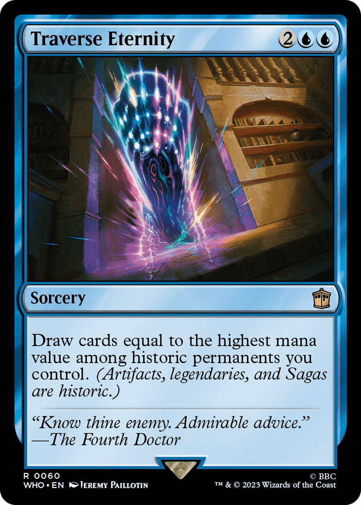 Traverse Eternity [Doctor Who] MTG Single Magic: The Gathering  | Multizone: Comics And Games