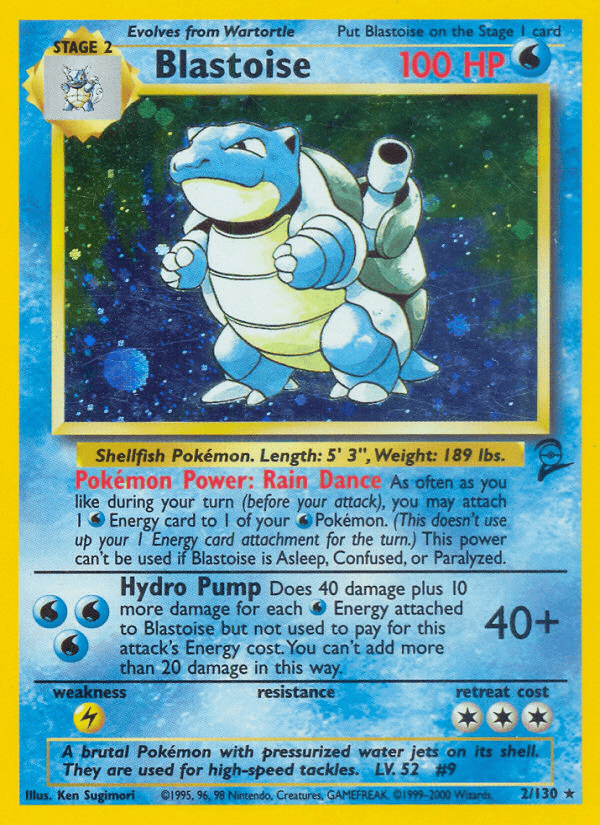 Blastoise (2/130) [Base Set 2] Pokemon Single Pokémon  | Multizone: Comics And Games