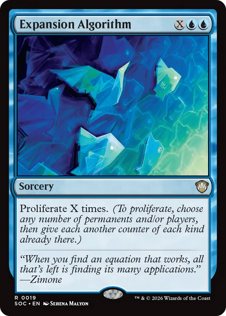 Expansion Algorithm [Secrets of Strixhaven Commander] MTG Single Magic: The Gathering  | Multizone: Comics And Games