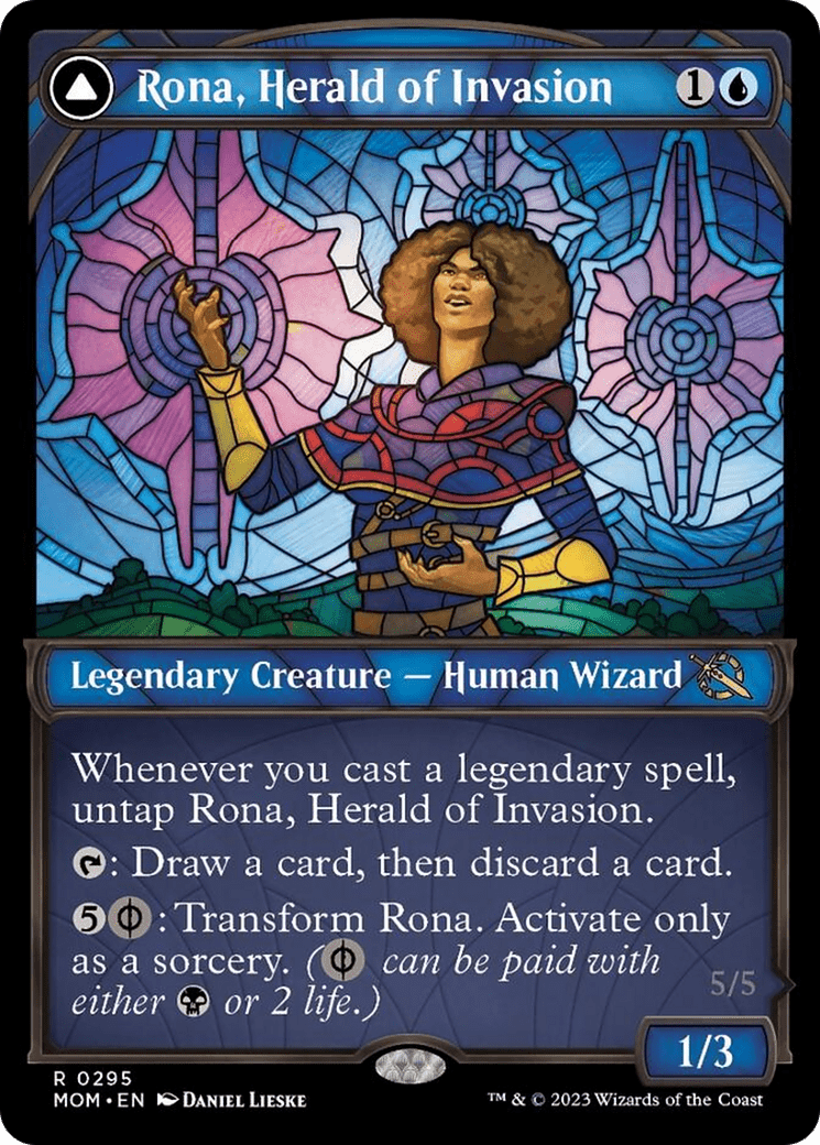 Rona, Herald of Invasion // Rona, Tolarian Obliterator (Showcase Planar Booster Fun) [March of the Machine] MTG Single Magic: The Gathering  | Multizone: Comics And Games