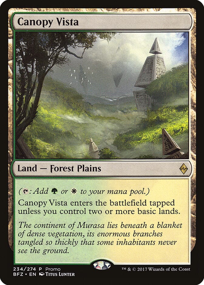 Canopy Vista (Promo) [Standard Showdown Promos] MTG Single Magic: The Gathering  | Multizone: Comics And Games